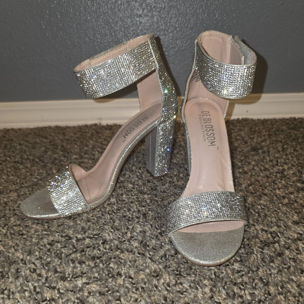 Rhinestone Formal Shoes Size 7 Womens